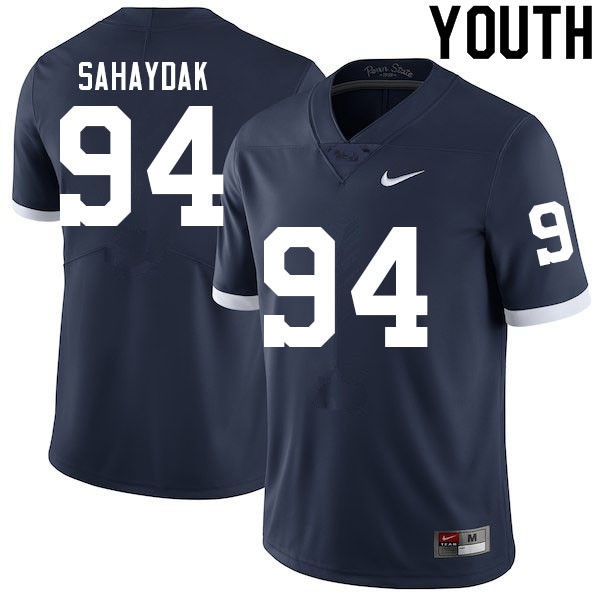 NCAA Nike Youth Penn State Nittany Lions Sander Sahaydak #94 College Football Authentic Navy Stitched Jersey ZZN7798FQ